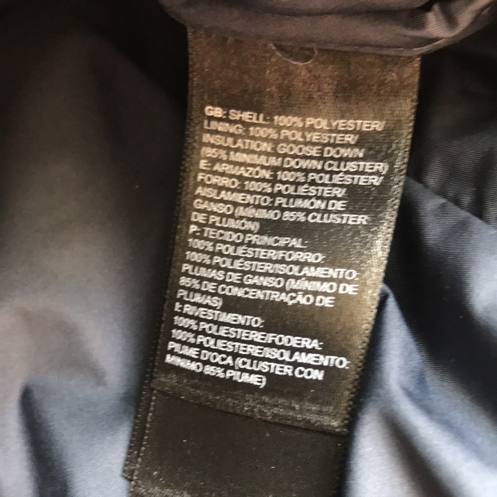 North face 700 series goose down navy vest small - Picture 6 of 6